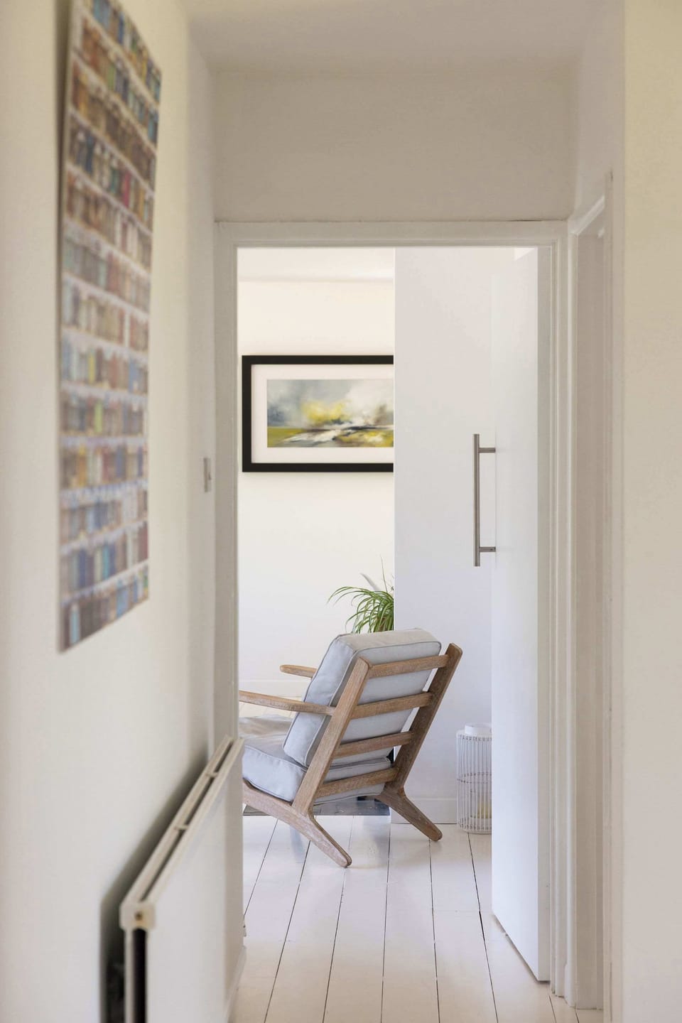 A calm first glimpse into the bright Scandi-inspired interiors