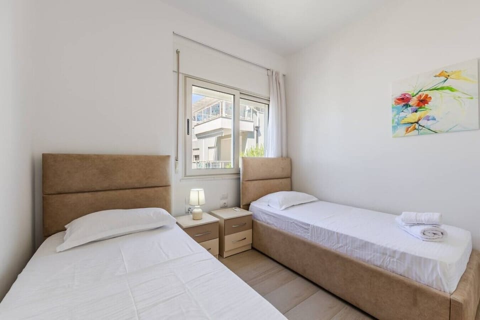 Bedroom 2 with two single beds