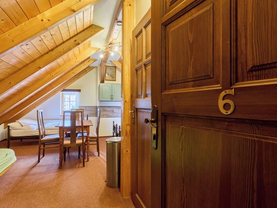 Flooring, Floor, Wood, Ceiling, Interior Design, Lighting, Door, Room, Hardwood, Wood Stain