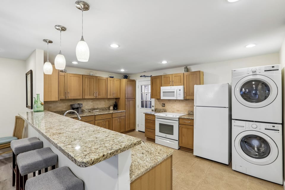 Kitchen with Countertop Seating