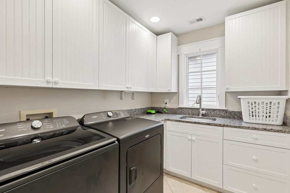 Large Laundry Room on the First Floor
