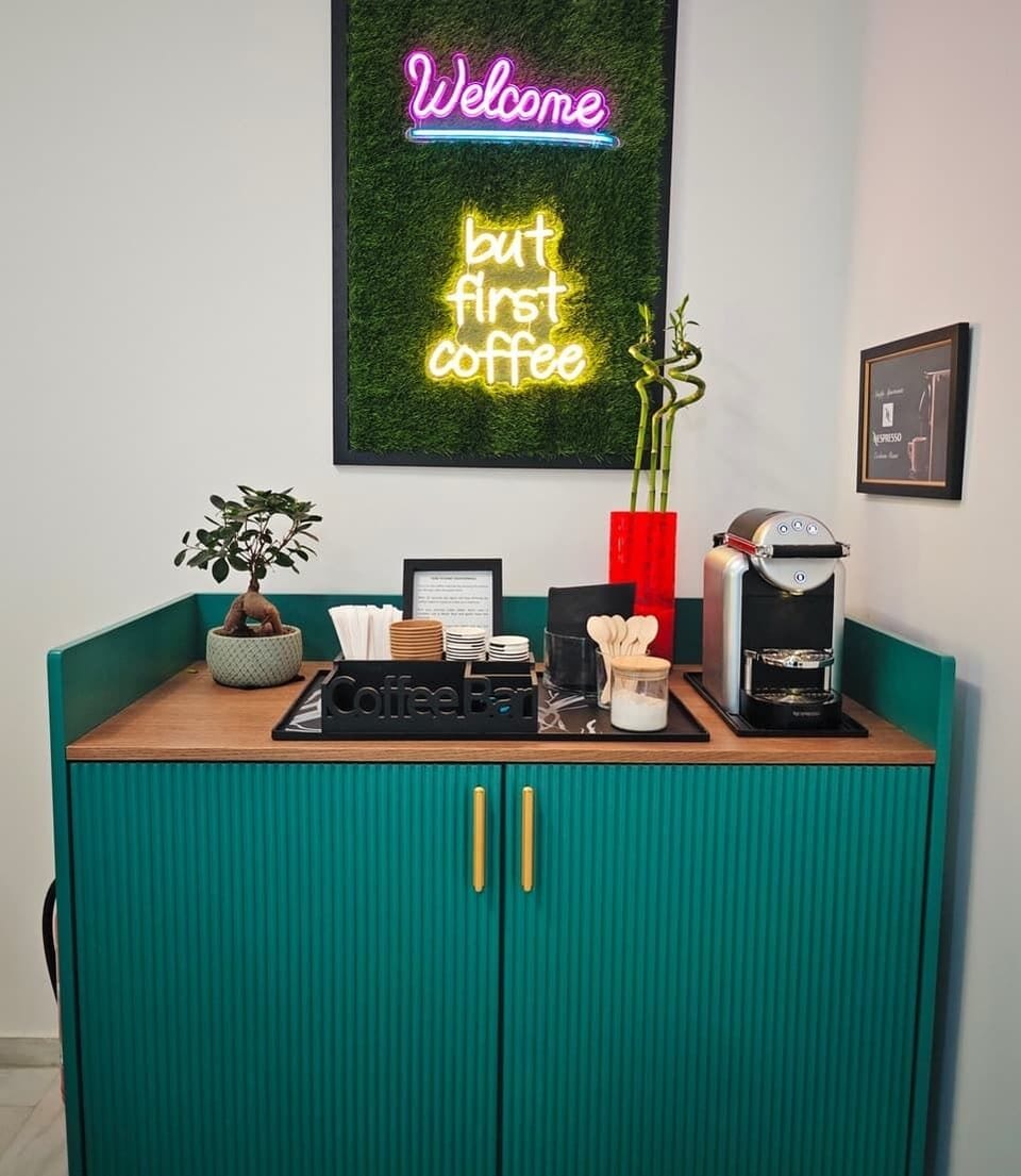 Coffe station available at the premises