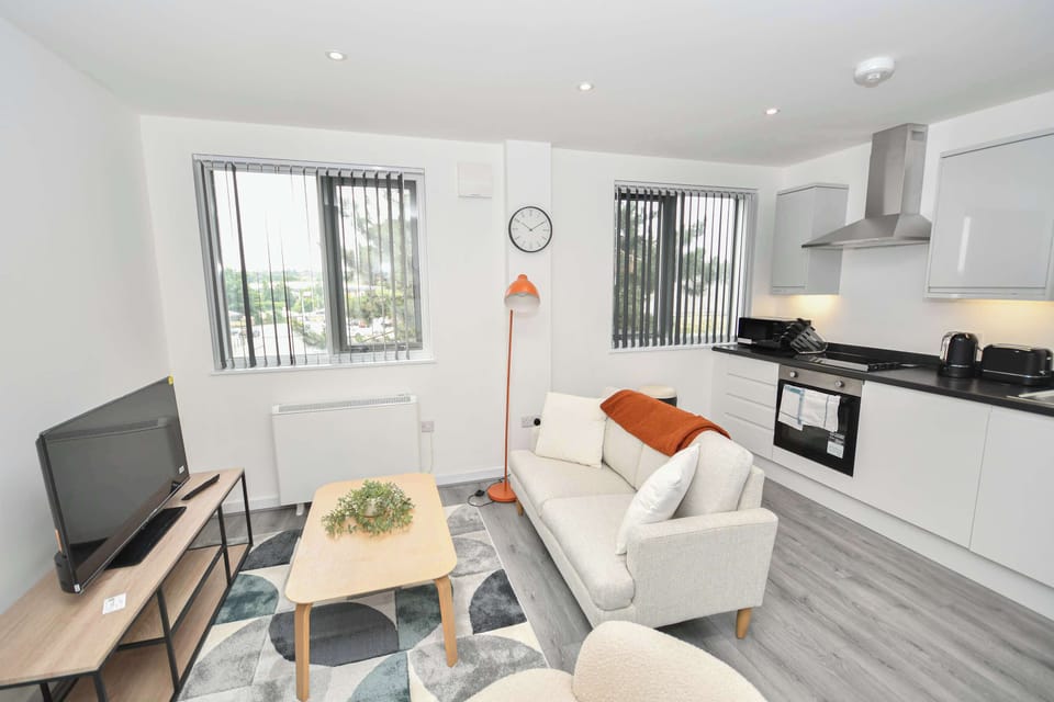 Living Space and Kitchen