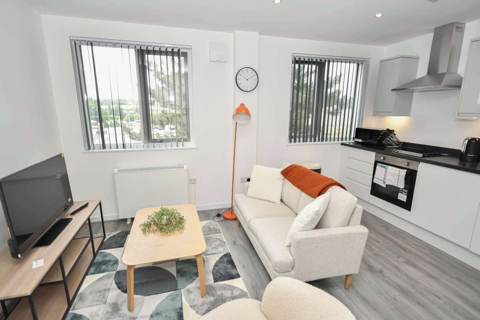 Living Space and Kitchen