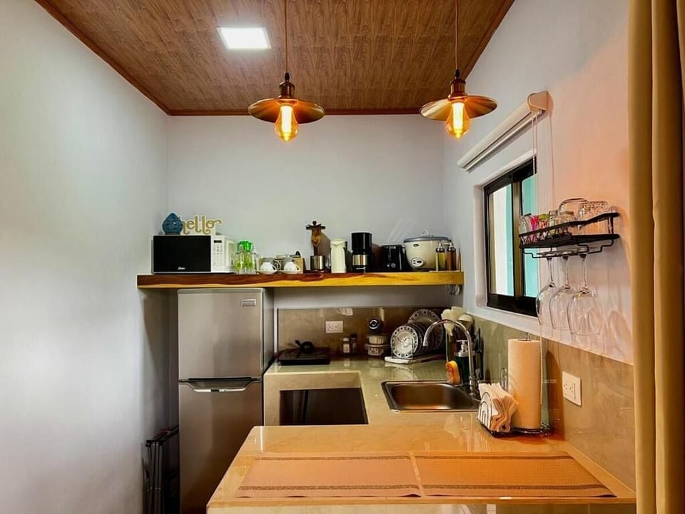 Comfort Apartment, Patio, Garden View | Private kitchen