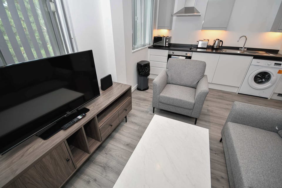 Living Space and Kitchen