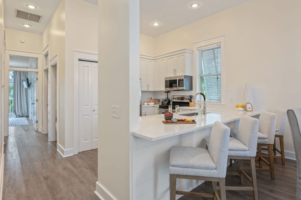 Fully stocked kitchen perfect for gatherings