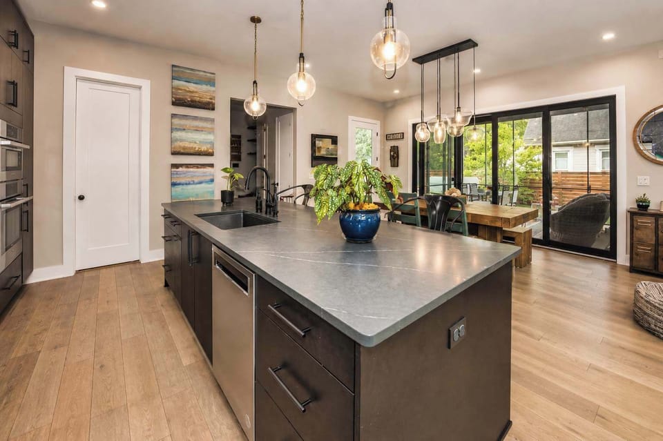Open-Concept Kitchen | Oversized Island + Premium Appliances