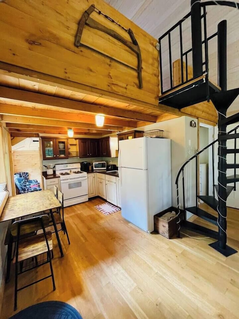 dining & Kitchen area right off the main bedroom
