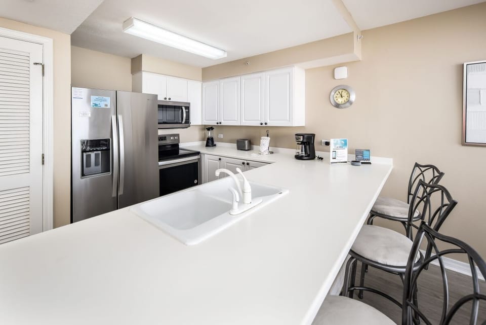 Fully stocked kitchen