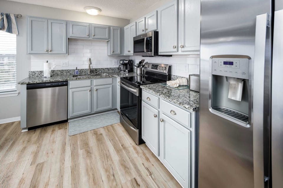 Fully stocked kitchen