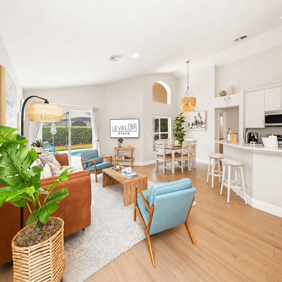Spacious Open-Concept Living & Dining Area