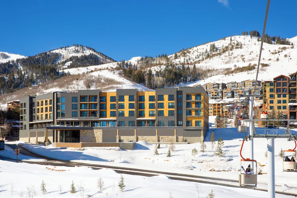 Canyon Haus exterior next to the Cabriolet lift