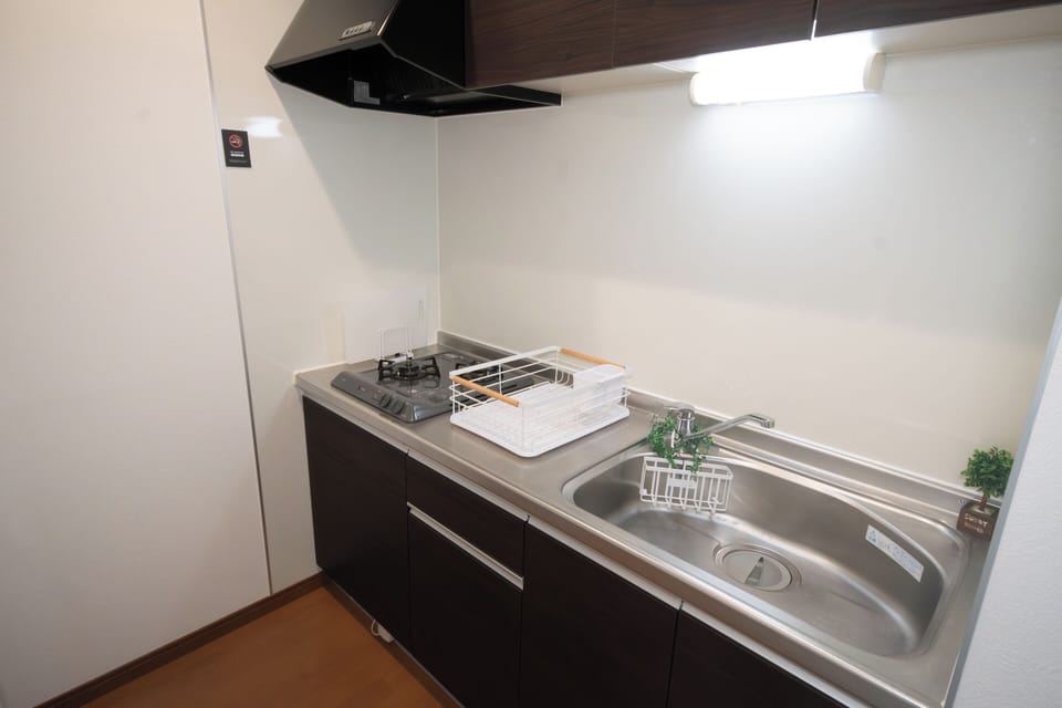 Deluxe Double Room | Private kitchen | Fridge, microwave, stovetop, electric kettle