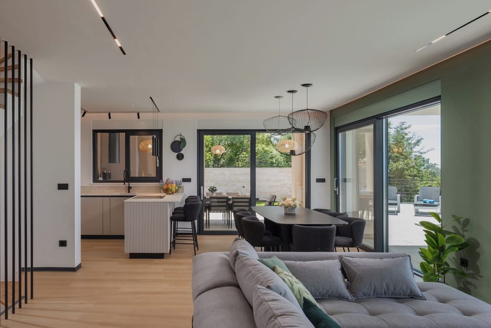 Living and dining room