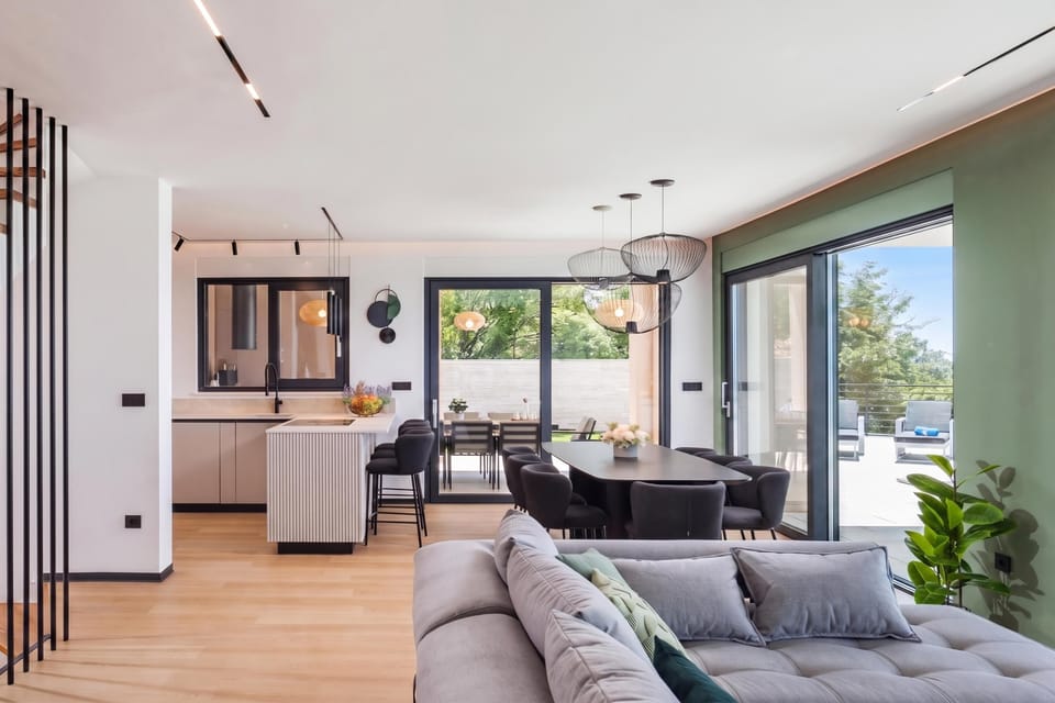 Living and dining room