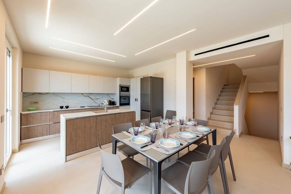 Kitchen and dining area