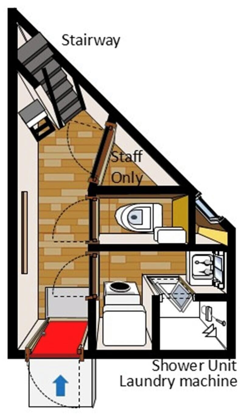 Apartment, 2 Bedrooms, Non Smoking | Floor plan