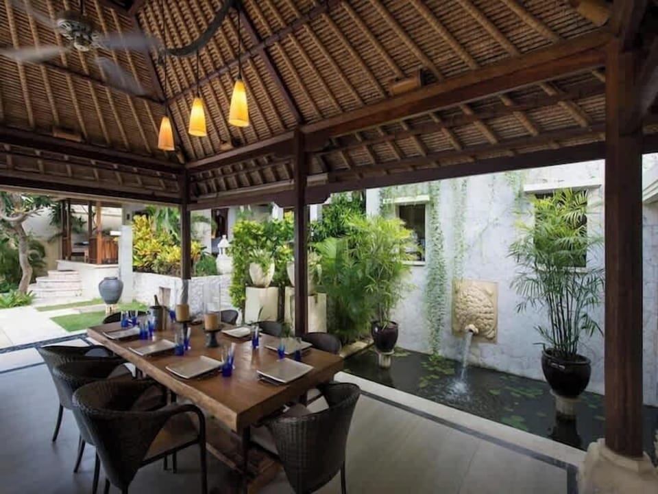 No need to venture out with in-villa dining 