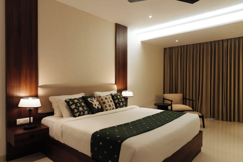 Premium Room, Balcony, Pool View | Iron/ironing board, free WiFi