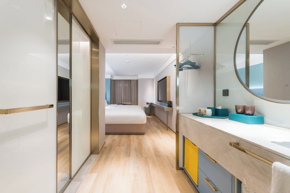 Minibar (free items), desk, laptop workspace, WiFi (free)
