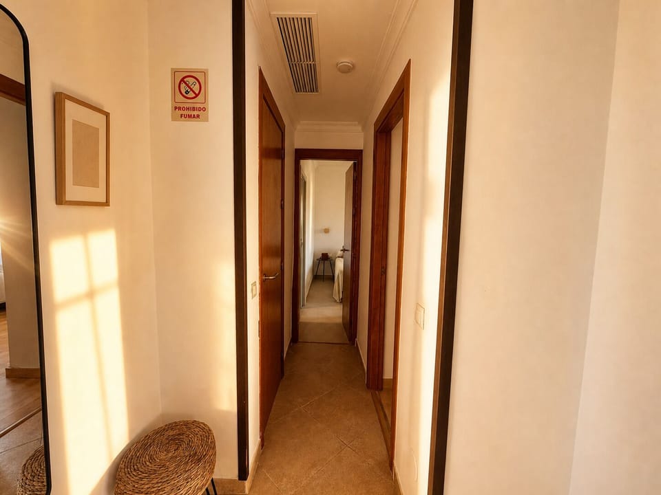 Minimalist Hallway with Natural Lighting