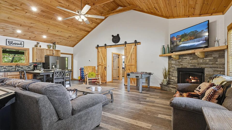 Rental Cabin Living Area