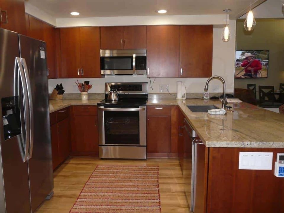 Condo, 2 Bedrooms | Private kitchen | Coffee/tea maker, fridge, oven, toaster
