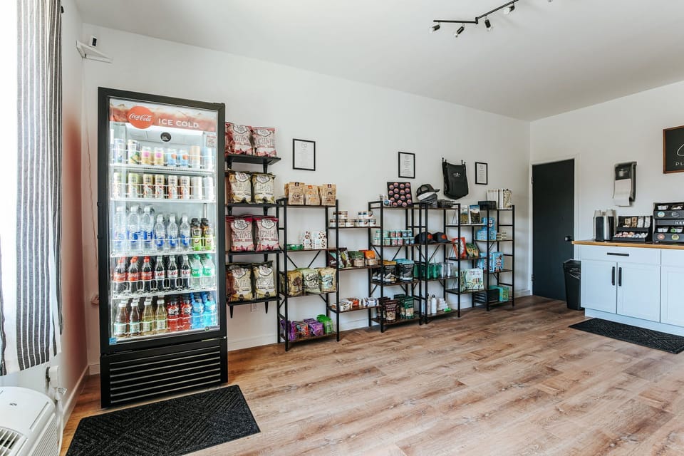 Stock up on snacks and drinks from our convenient retail shop, just steps from your stay.