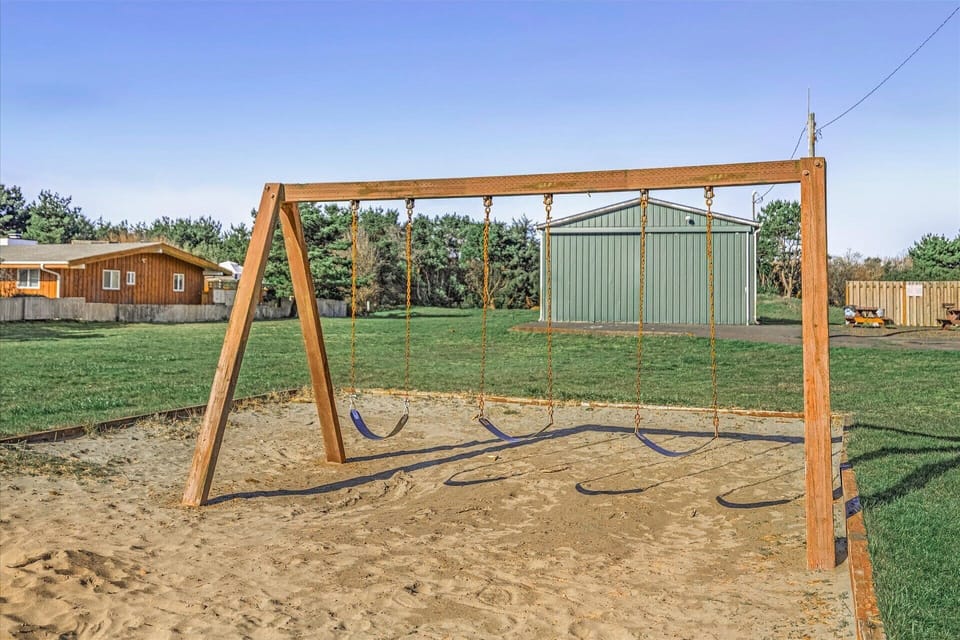 Take the kids outside to our playground