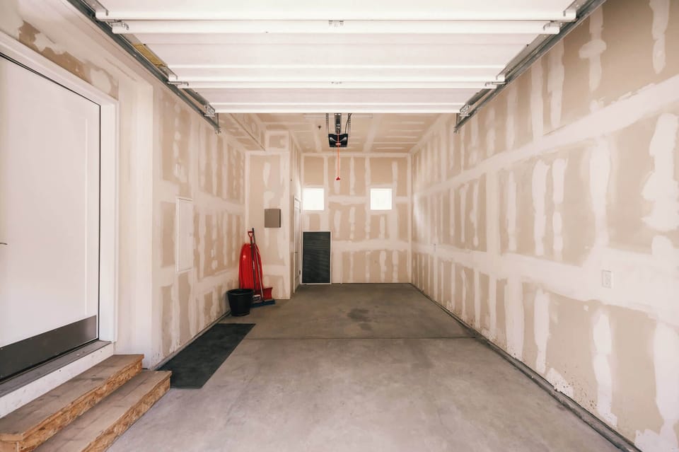 Attached garage