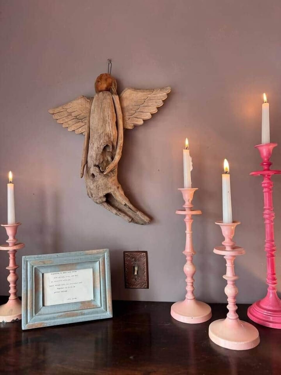 local art and treasures adorn every corner of our home