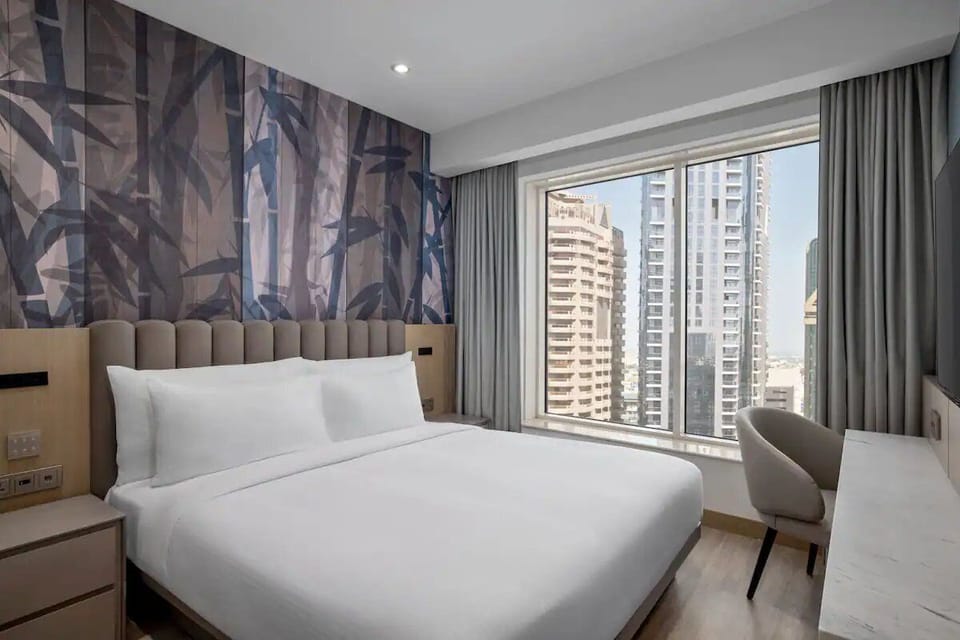 Bedroom. Interior and views may vary based on location and availability.