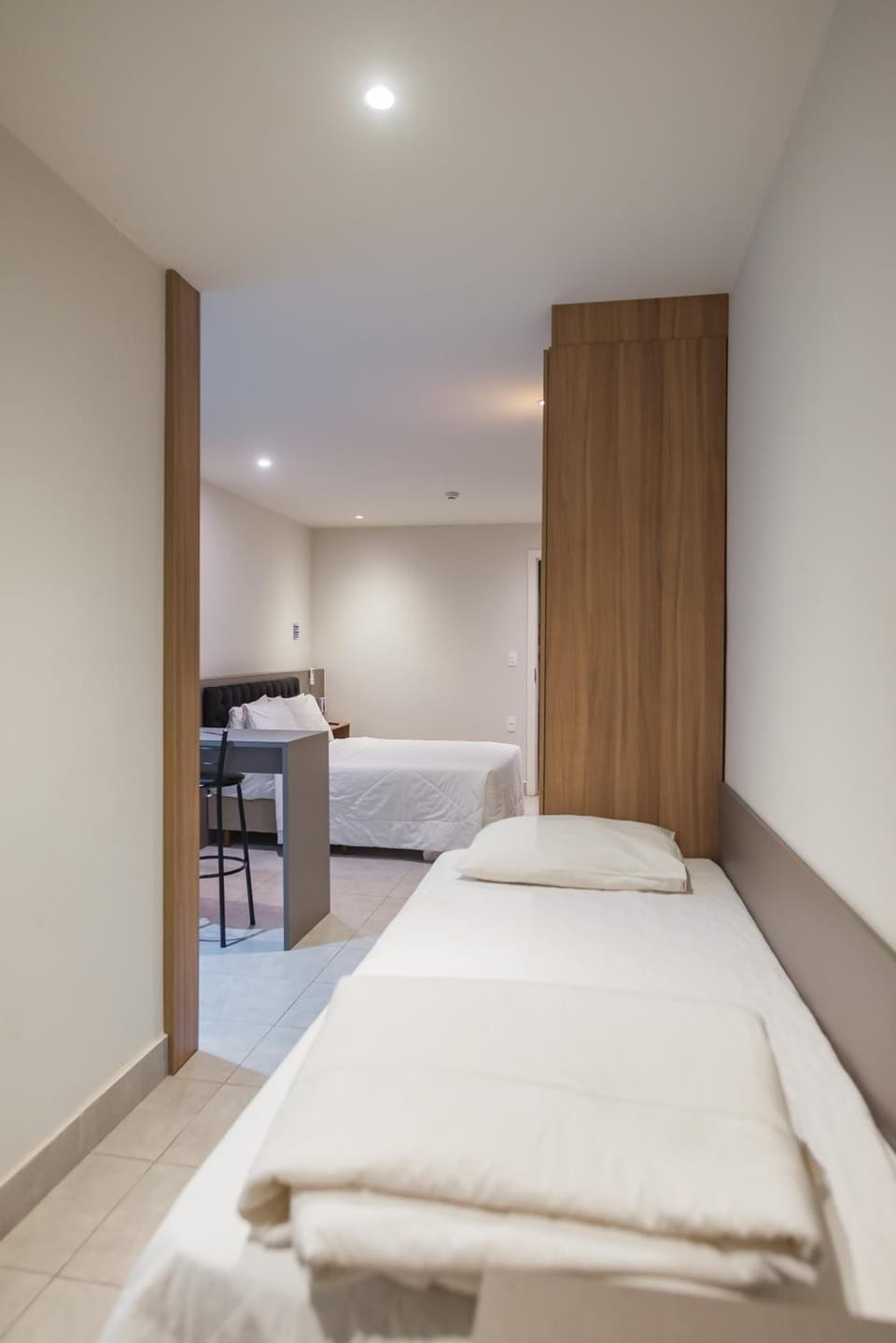 Bedroom. Interior and views may vary based on location and availability