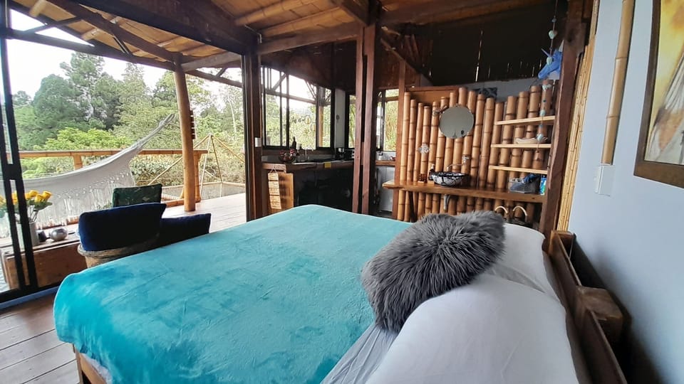 Comfort Cabin, Balcony, Mountain View