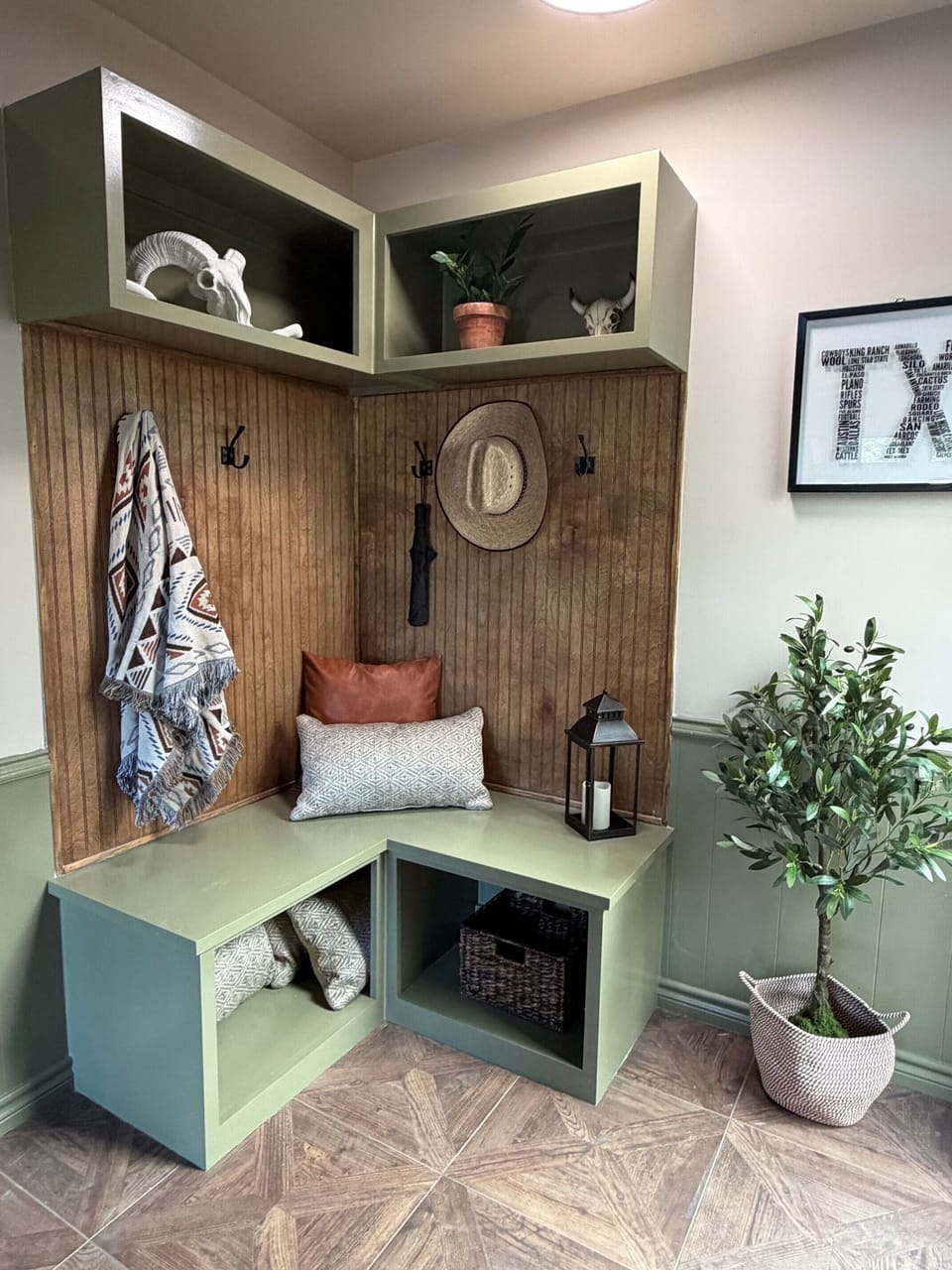 Shared Foyer Mudroom- underneath stairs