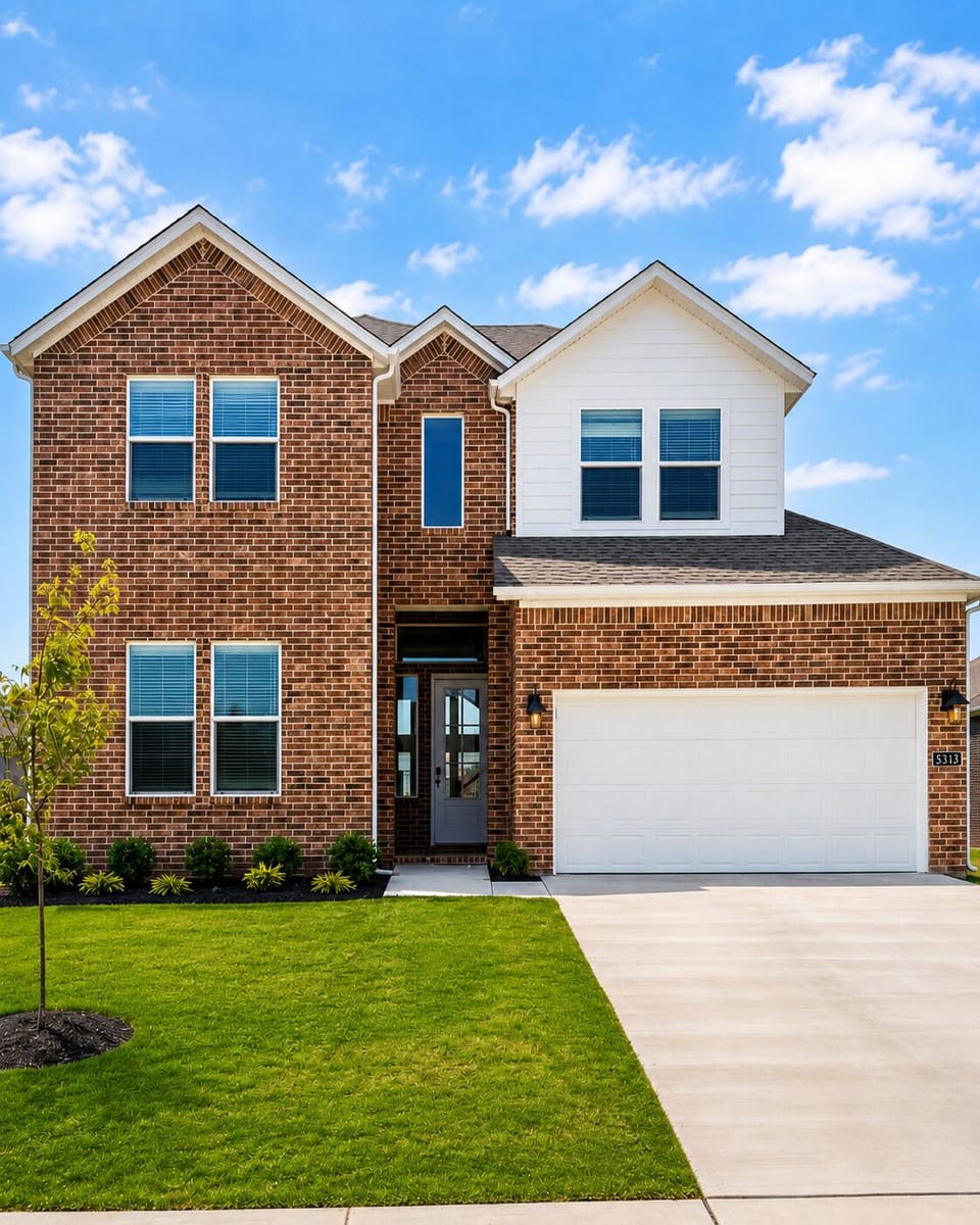 Spacious modern home with great curb appeal and a two-car garage