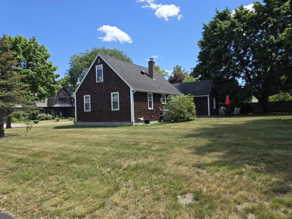 Large backyard