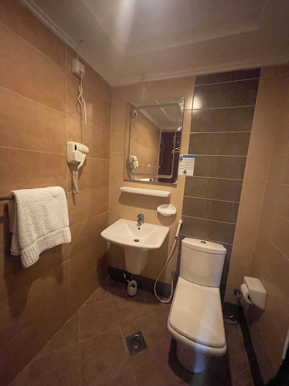 Economy Single Room | Bathroom | Hair dryer, towels, soap, shampoo