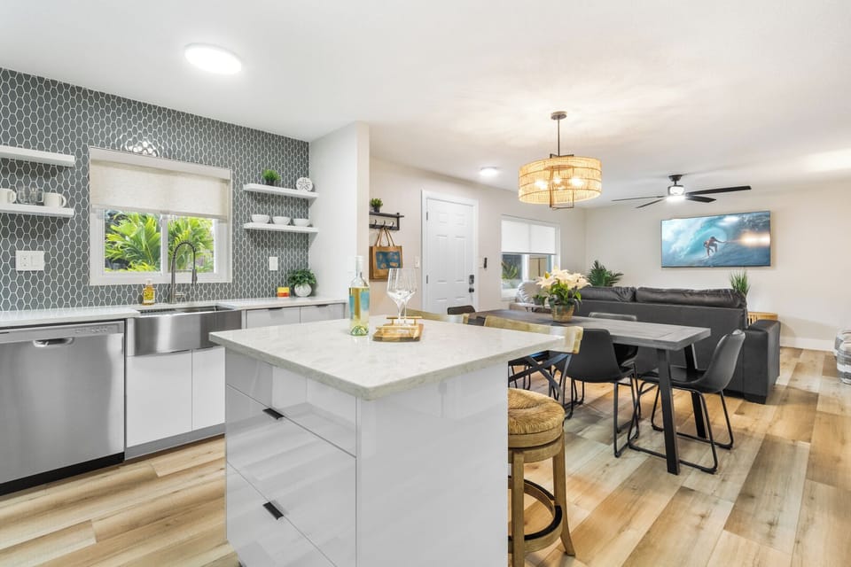 Spacious open layout