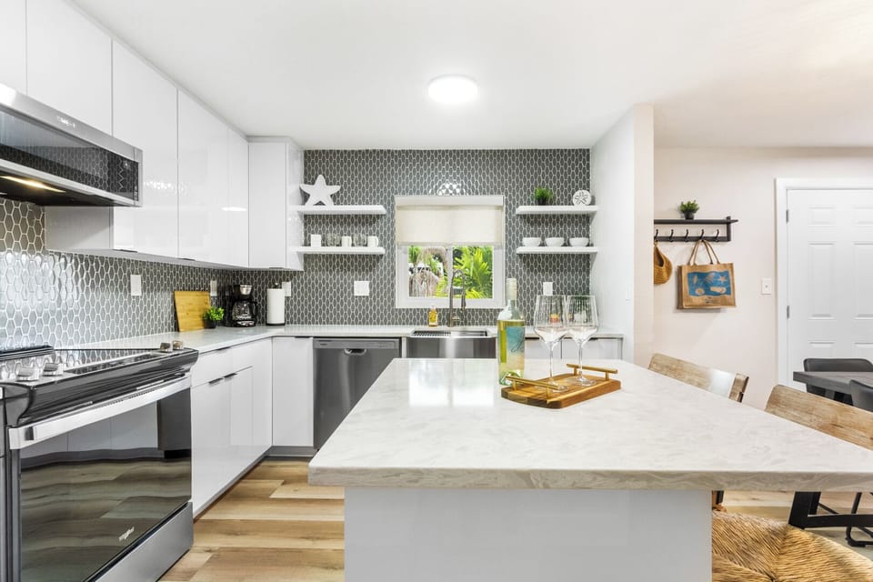 Sleek and modern upgraded kitchen