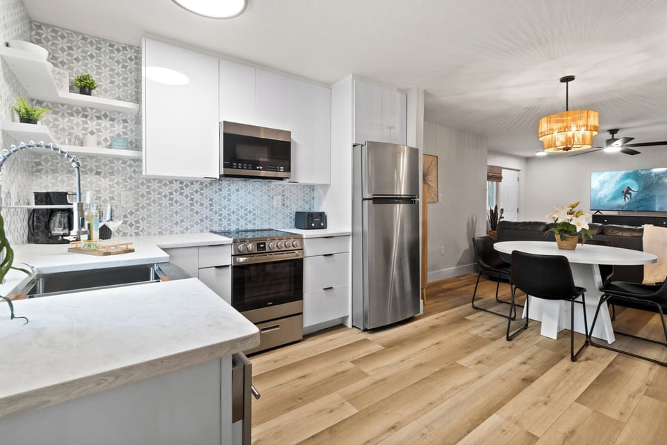 Spacious kitchen with plenty of counter space