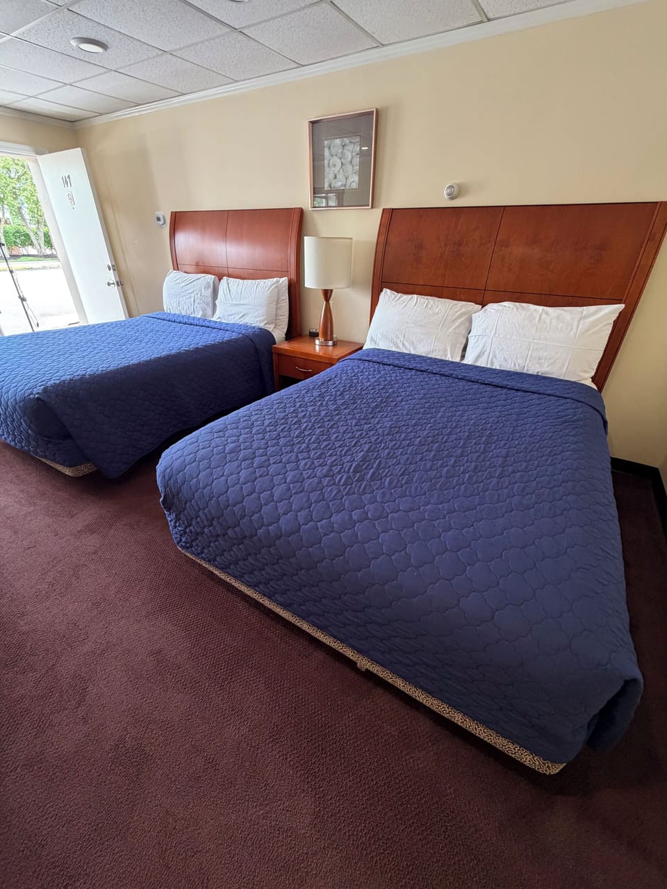 Standard Double Room, 2 Queen Beds | WiFi (free), bed sheets