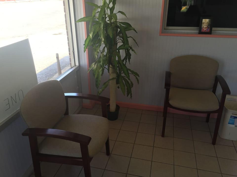 Lobby sitting area