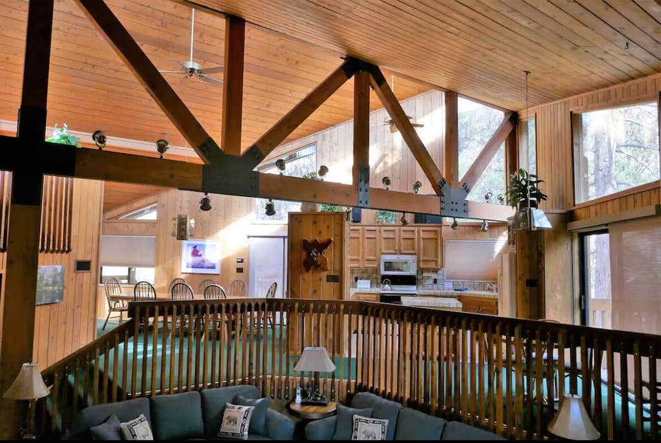 View to the upper floor