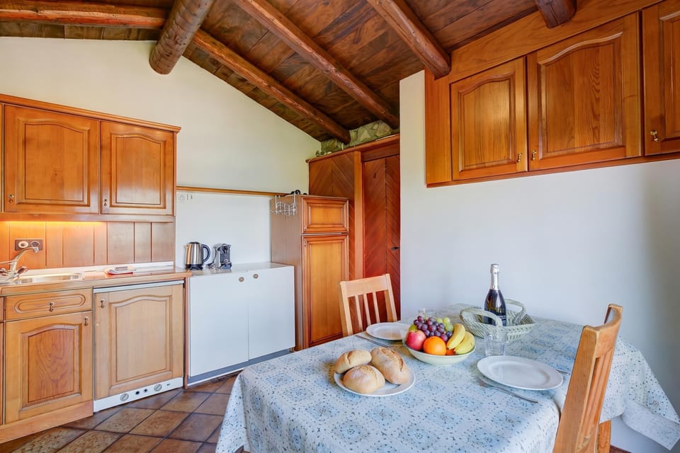 Kitchen and dining area