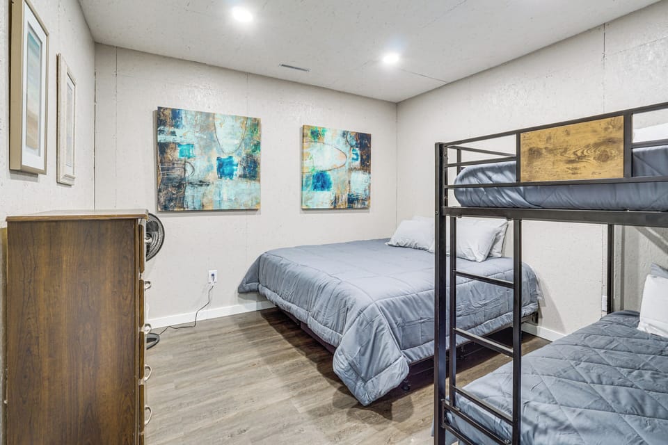 Bedroom 1 | King Bed | Twin Bunk Bed