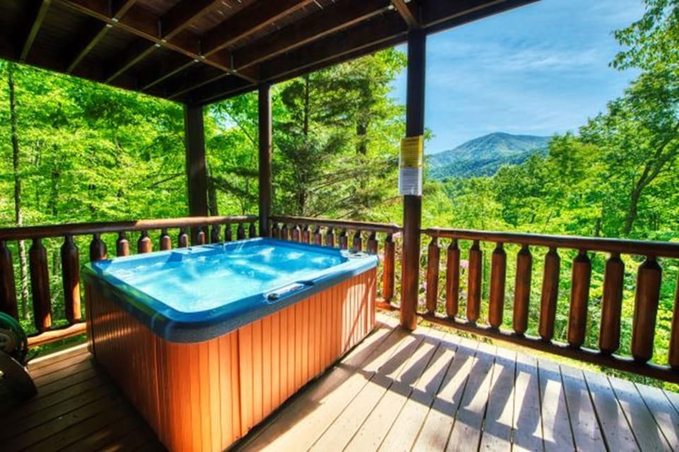 Great views from the hot tub