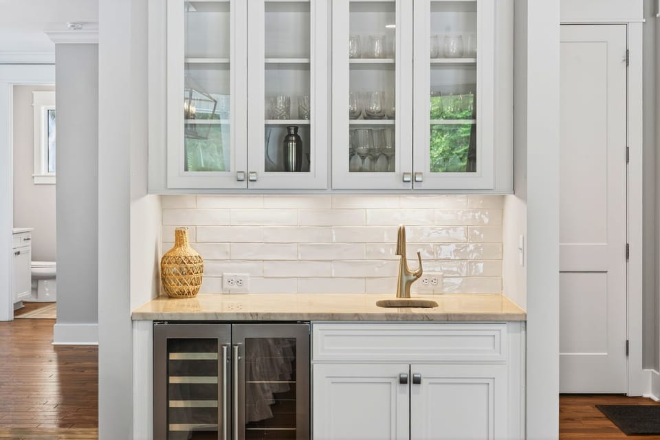 Wet bar | Driftwood Dreams | 105 Forest Trail | Isle of Palms, SC | IOP Escapes