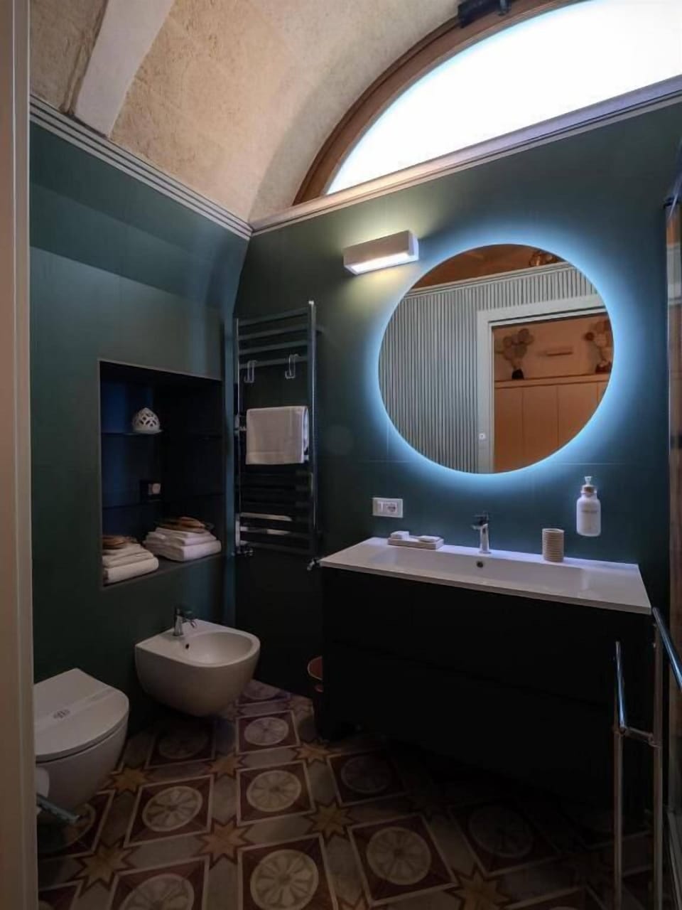 Junior Triple Room, Patio, Garden View | Bathroom | Shower, hair dryer, slippers, towels
